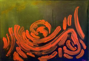 Plear, Scott (RCA) -The Feast of Venus - 48x70 in. acrylic on canvas $10,800